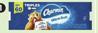 Canadian Tire Charmin bath tissue, 20=60 rolls offer