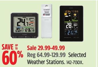 Canadian Tire La crosse selected weather stations offer