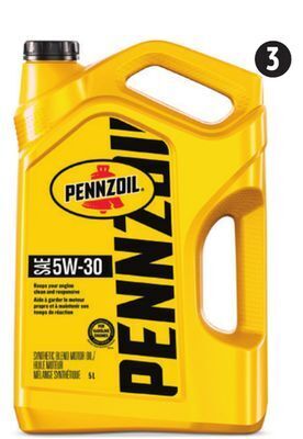 Canadian Tire Pennzoil conventional oil offer