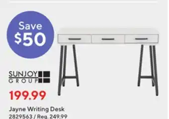 Staples Sunjoy jayne writing desk offer