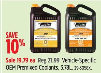 Canadian Tire Vehicle-specific oem premixed coolants, 3.78l offer