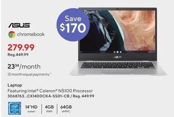 Staples Asus laptop offer