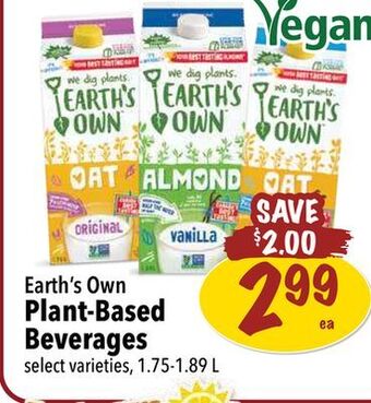 Farm Boy Earth's own plant-based beverages offer