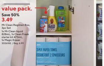 Staples Mr clean regimen box offer