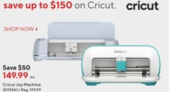 Staples Cricut shop now offer