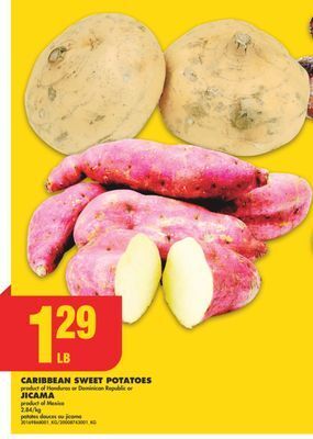No Frills Caribbean sweet potatoes or jicama offer