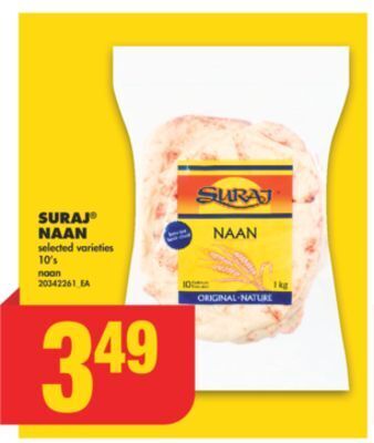 No Frills Suraj® naan, 10's offer