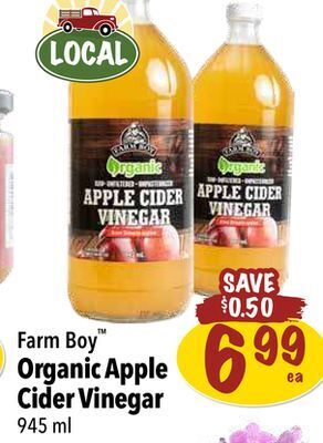 Farm Boy Farm boy™ organic apple cider vinegar offer