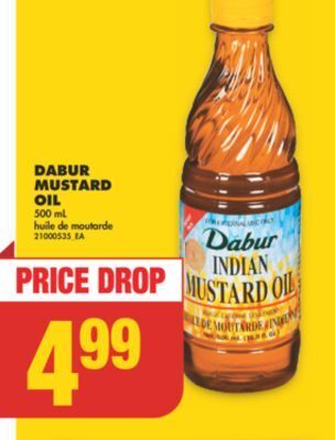 No Frills Dabur mustard oil, 500 ml offer