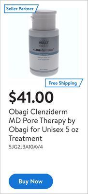 Walmart Obagi clenziderm md pore therapy by obagi for unisex 5 oz treatment offer