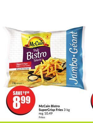 FreshCo Mccain bistro supercrisp fries 3 kg offer