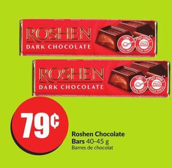 FreshCo Roshen chocolate bars 40-45 g offer