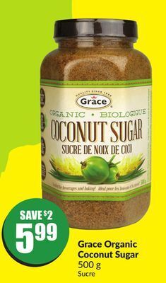 FreshCo Grace organic coconut sugar 500 g offer