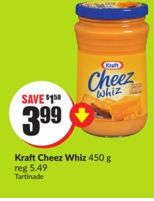 Chalo FreshCo Kraft cheez whiz 450 g offer