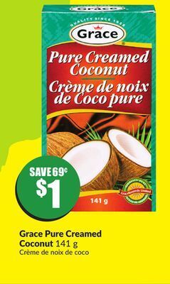 Chalo FreshCo Grace pure creamed coconut 141 g offer