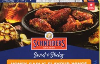 Giant Tiger Schneiders frozen chicken wings offer