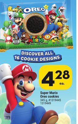 Giant Tiger Super mario oreo cookies offer