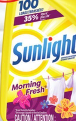 Giant Tiger Sunlight laundry detergent offer