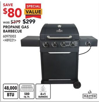 RONA Propane gas barbecue offer