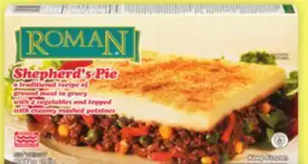 Giant Tiger Roman shepherd's pie frozen entrees offer