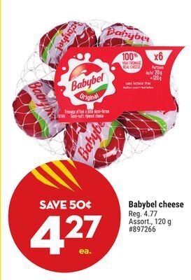 Giant Tiger Babybel cheese offer