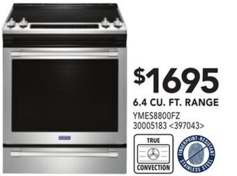 RONA Maytag 6.4 cu. ft. range offer