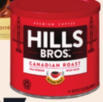 Giant Tiger Hills bros. coffee offer
