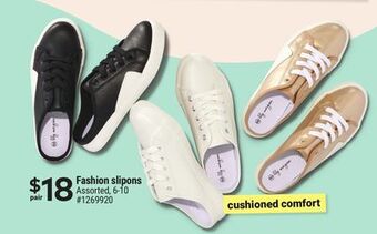 Giant Tiger Fashion slipons offer