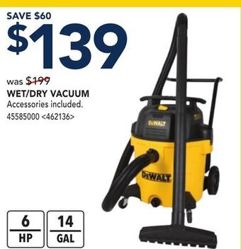 RONA Wet/dry vacuum offer