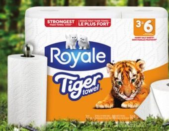 Giant Tiger Royale tiger paper towel offer