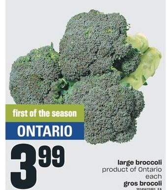 Valu-mart Gros brocoli offer