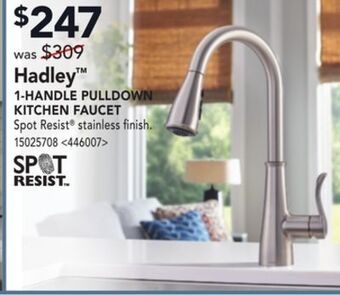 RONA Hadley™ 1-handle pulldown kitchen faucet offer