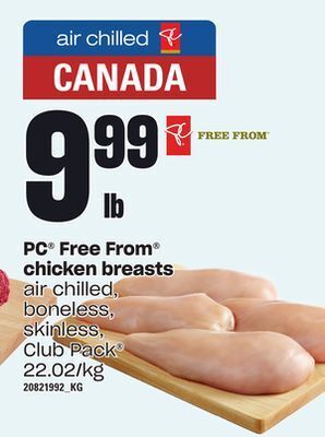 Zehrs Markets Pc® free from® chicken breasts offer