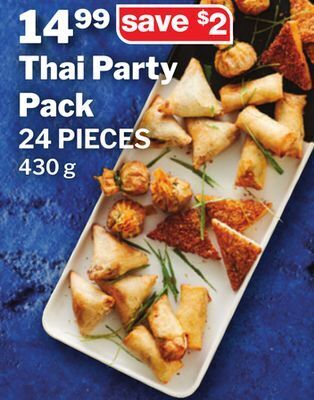 M & M Food Market Thai party pack offer