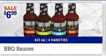 M & M Food Market Bbq sauces offer