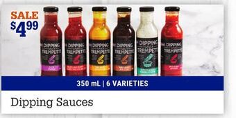 M & M Food Market Dipping sauces offer