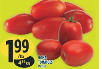Marché Adonis Roma tomatoes offer
