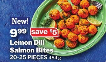 M & M Food Market Lemon dill salmon bites offer