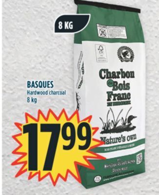 Marché Adonis Basques hardwood charcoal offer