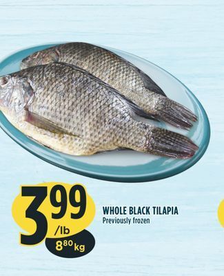 Marché Adonis Whole black tilapia offer