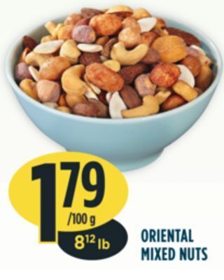 Marché Adonis Oriental mixed nuts offer