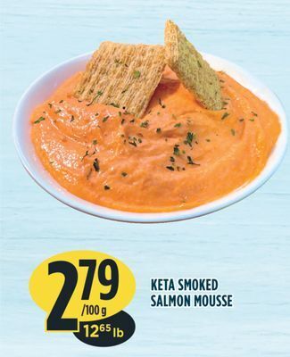 Marché Adonis Keta smoked salmon mousse offer