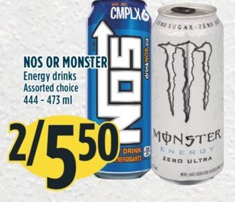 Marché Adonis Nos or monster energy drinks offer