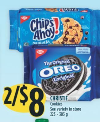 Marché Adonis Christie cookies offer