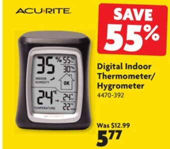 Home Hardware Digital indoor thermometer/ hygrometer offer