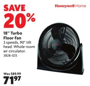 Home Hardware 18 turbo floor fan offer