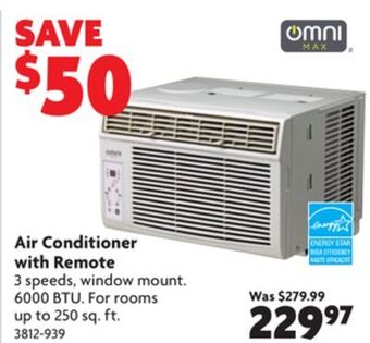 Home Hardware Air conditioner with remote offer