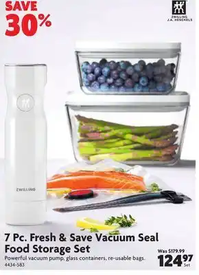 Home Hardware Fresh & save vacuum food storage set offer