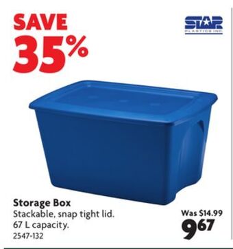 Home Hardware Storage box offer