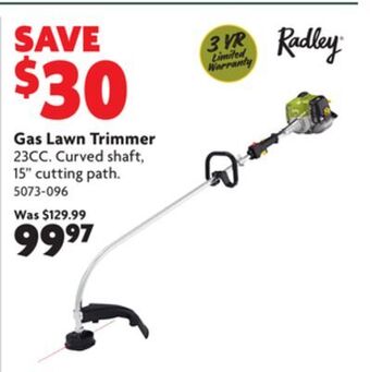 Home Hardware Gas lawn trimmer offer